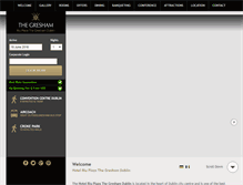 Tablet Screenshot of gresham-hotels-dublin.com